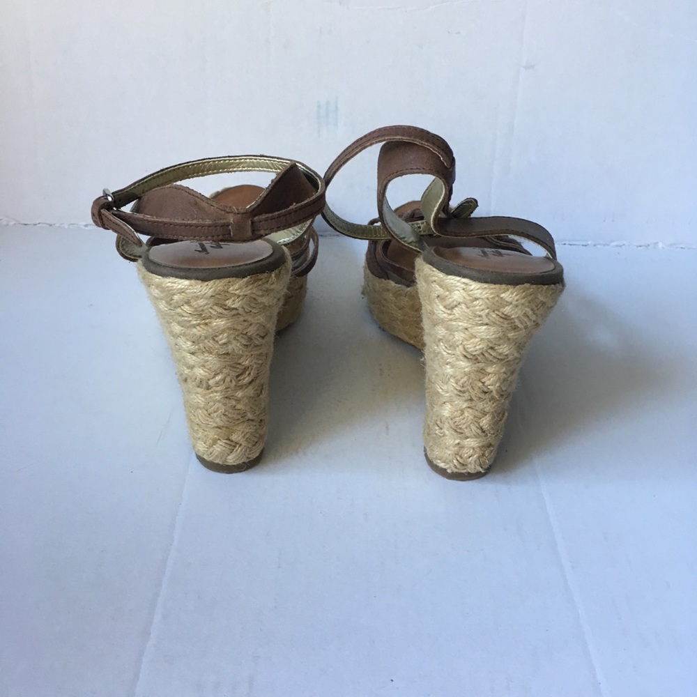 American Eagle Outfitters Leather & hemp wedges - Picture 4 of 6